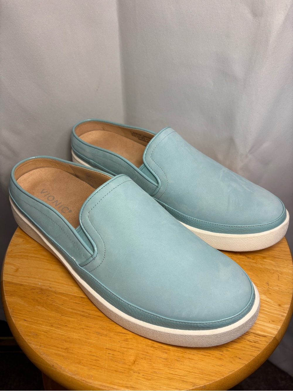 Vionic Effortless Teal Slip On Sneakers Women’s 9.5 Comfort Shoes Walking - Picture 2 of 7